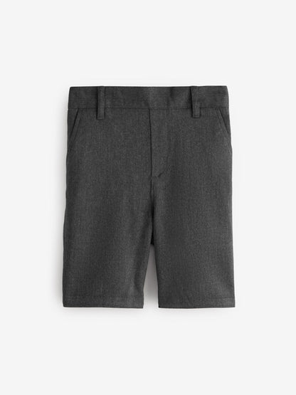 Dsiney Kidz - Clarks Grey Pull On Waist Pull-On Regular School Shorts 3 Pack image 2