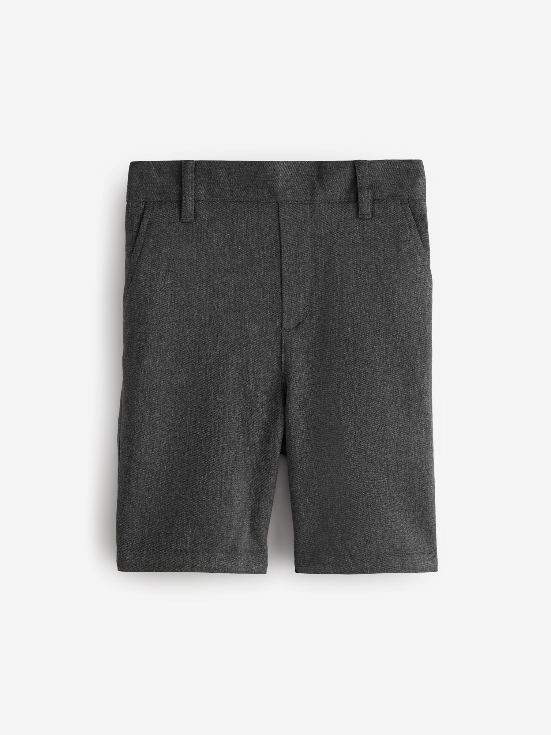 Dsiney Kidz - Clarks Grey Pull On Waist Pull-On Regular School Shorts 3 Pack image 4