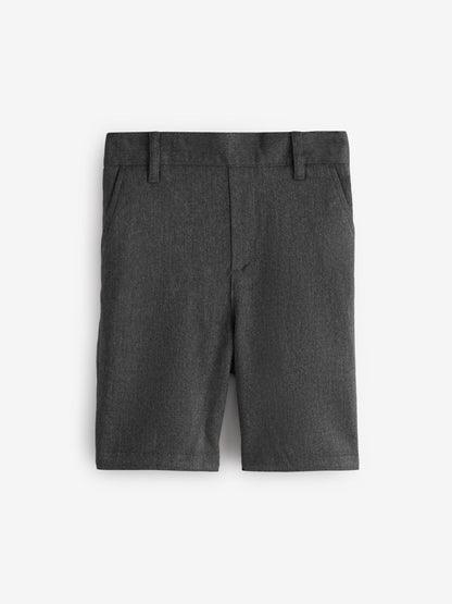 Dsiney Kidz - Clarks Grey Pull On Waist Pull-On Regular School Shorts 3 Pack image 5