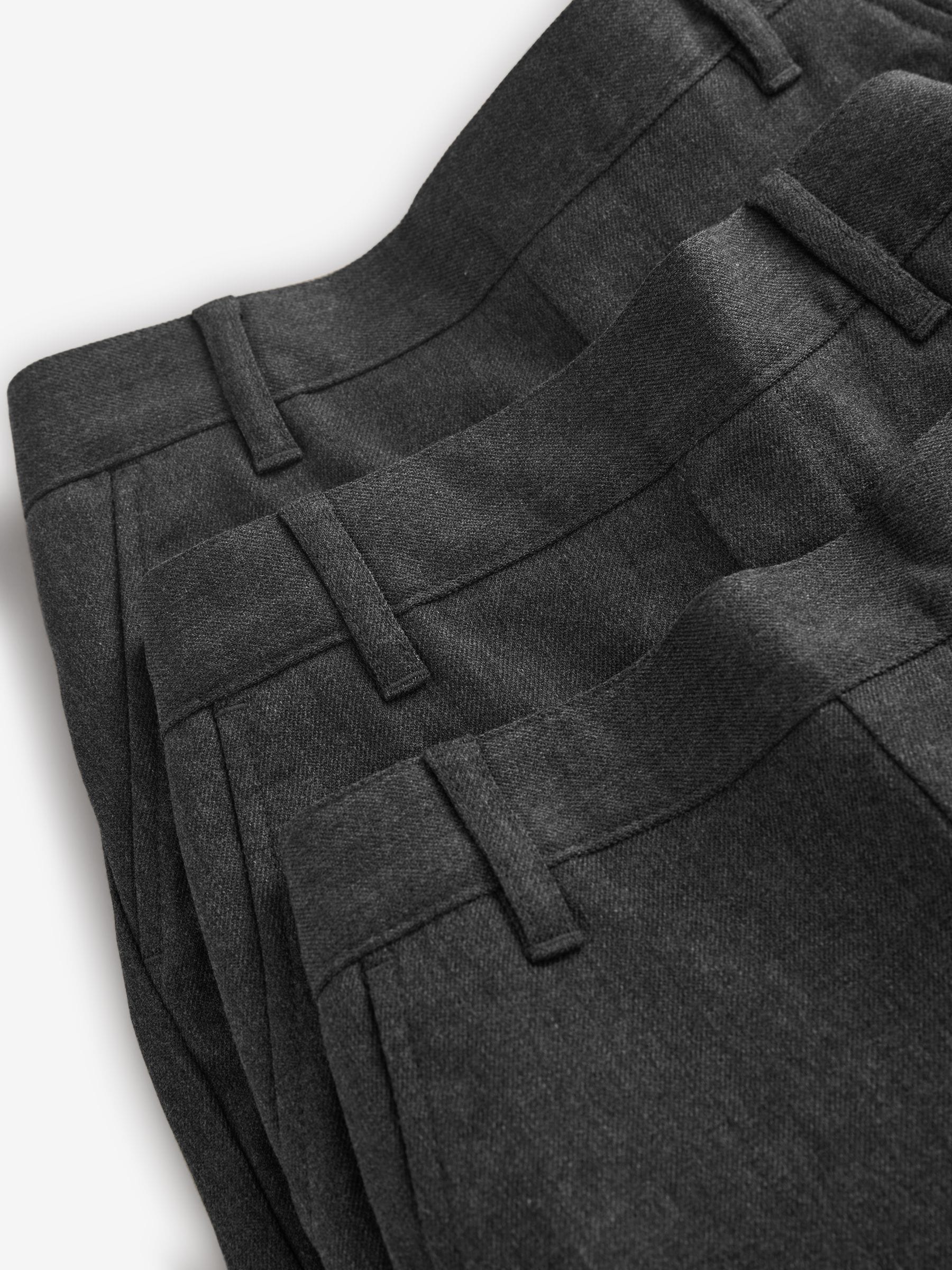 Dsiney Kidz - Clarks Grey Pull On Waist Pull-On Regular School Shorts 3 Pack image 6