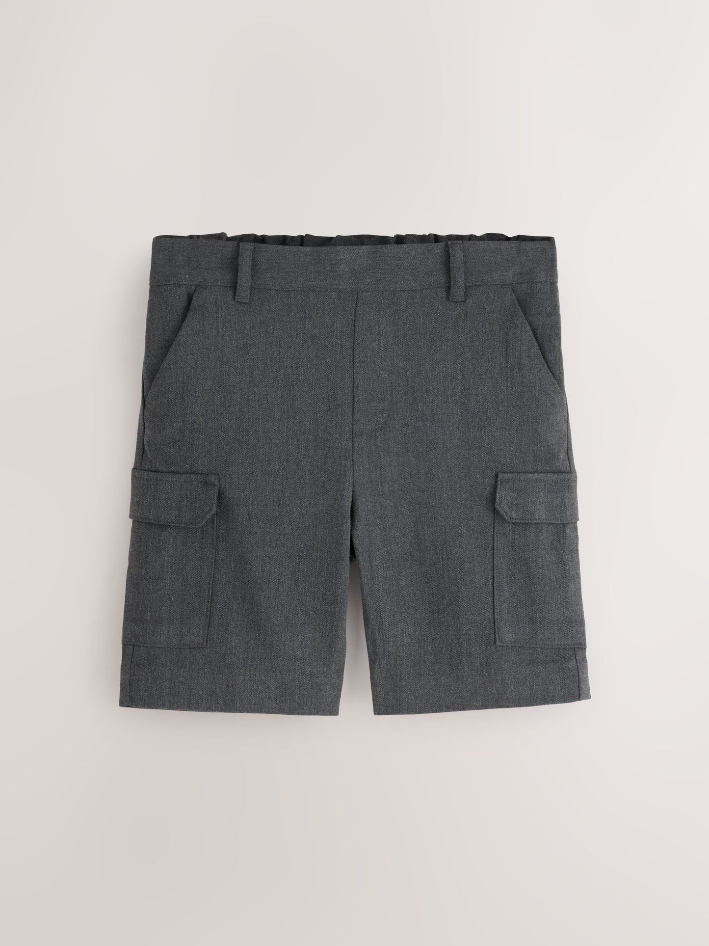 Dsiney Kidz - Clarks Grey Cargo Pull-On Regular School Shorts 2 Pack image 2