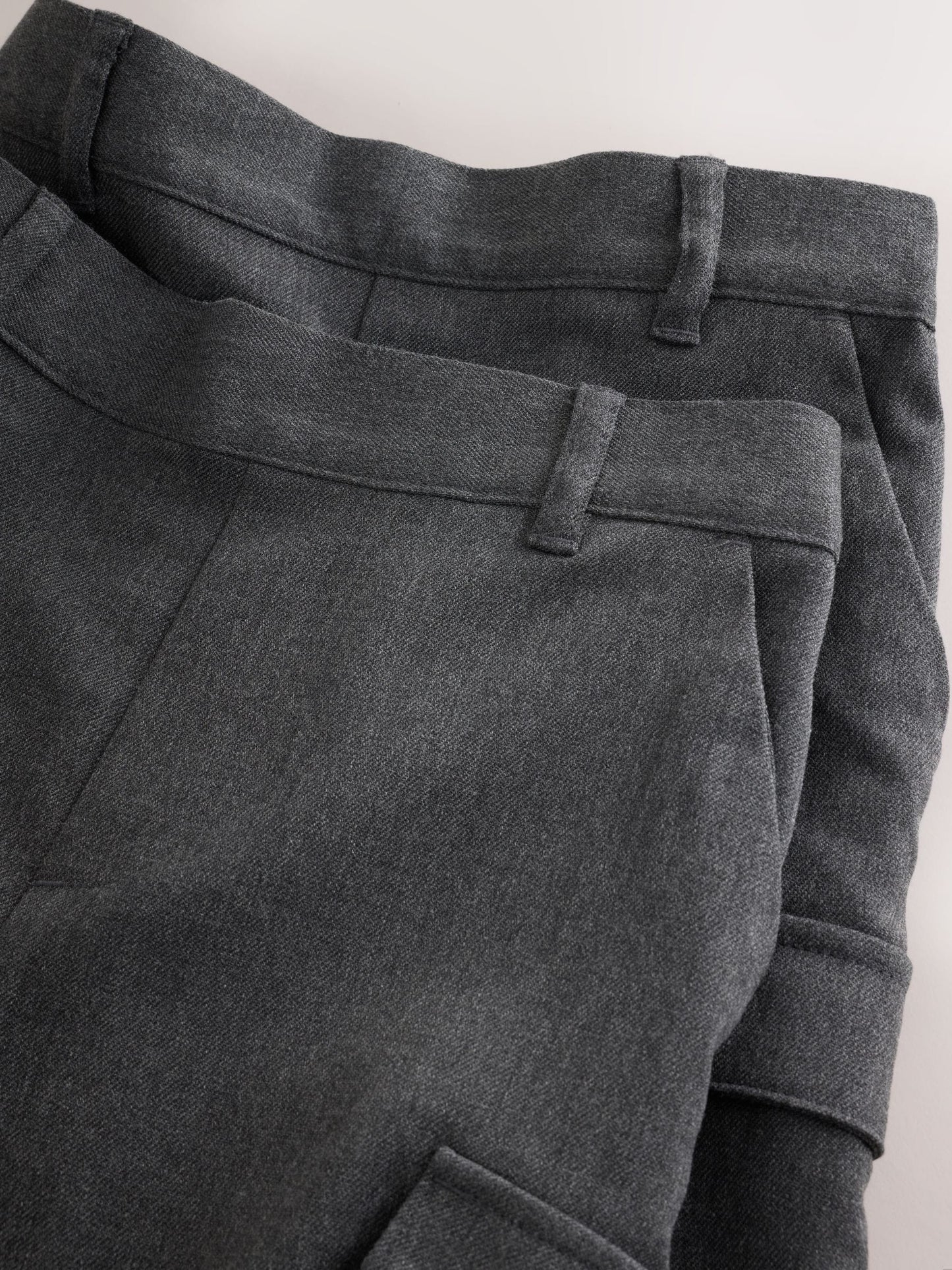 Dsiney Kidz - Clarks Grey Cargo Pull-On Regular School Shorts 2 Pack image 4