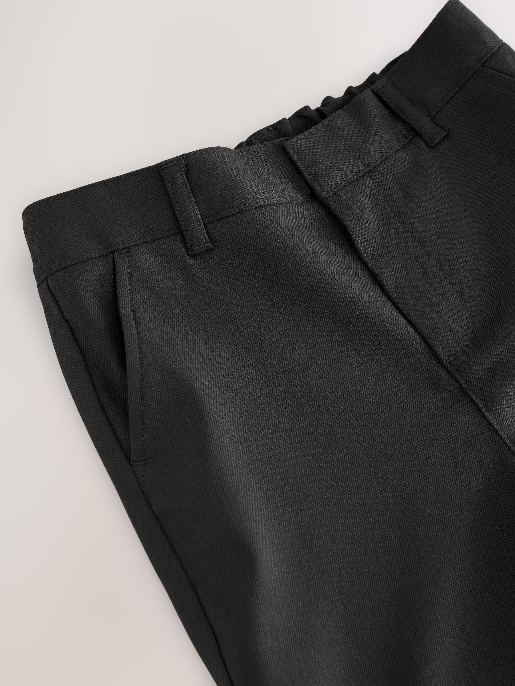 Dsiney Kidz - Clarks Black Plus Waist Regular Fit School 2 Pack Trousers image 3