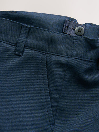 Dsiney Kidz - Clarks Navy Plus Waist Regular Fit School 2 Pack Trousers image 5