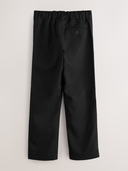 Dsiney Kidz - Clarks Black Slim Waist Regular Length Fastening School 2 Pack Trousers image 2