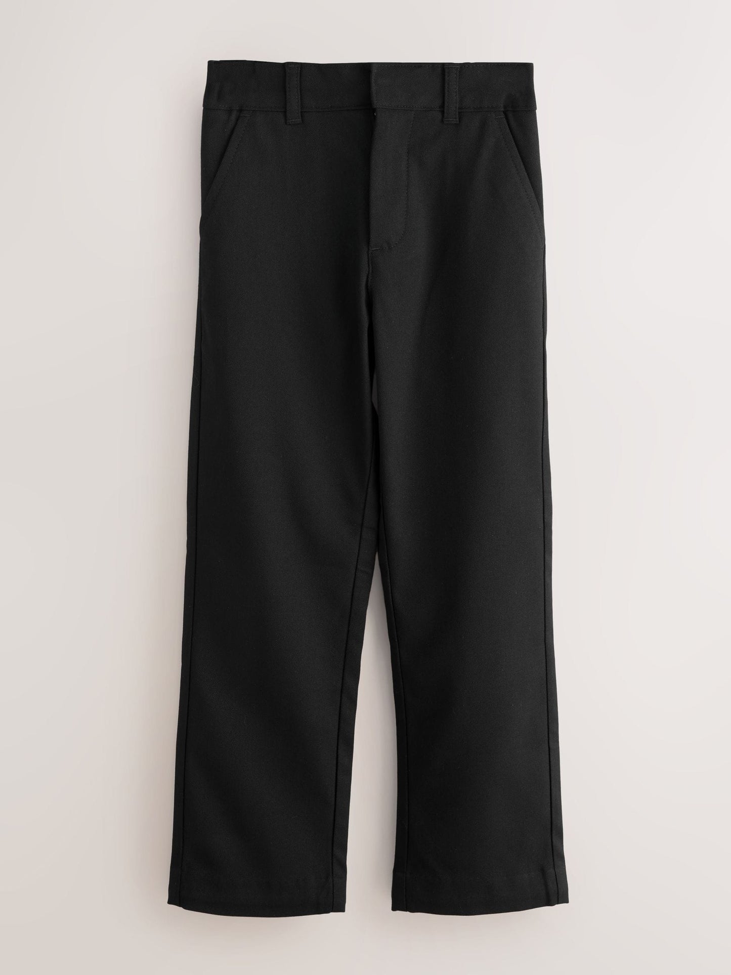 Dsiney Kidz - Clarks Black Slim Waist Regular Length Fastening School 2 Pack Trousers image 4