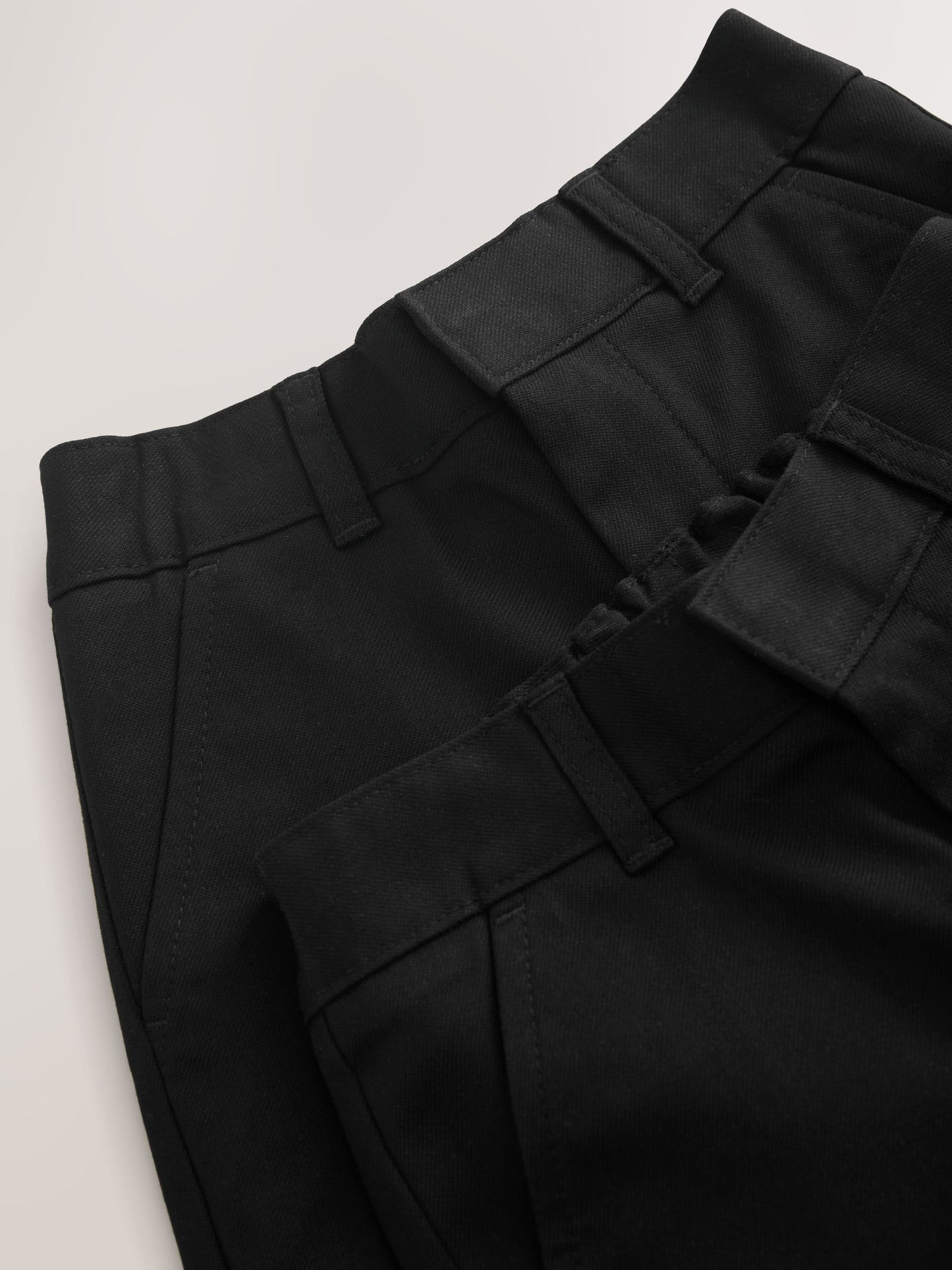 Dsiney Kidz - Clarks Black Slim Waist Regular Length Fastening School 2 Pack Trousers image 5
