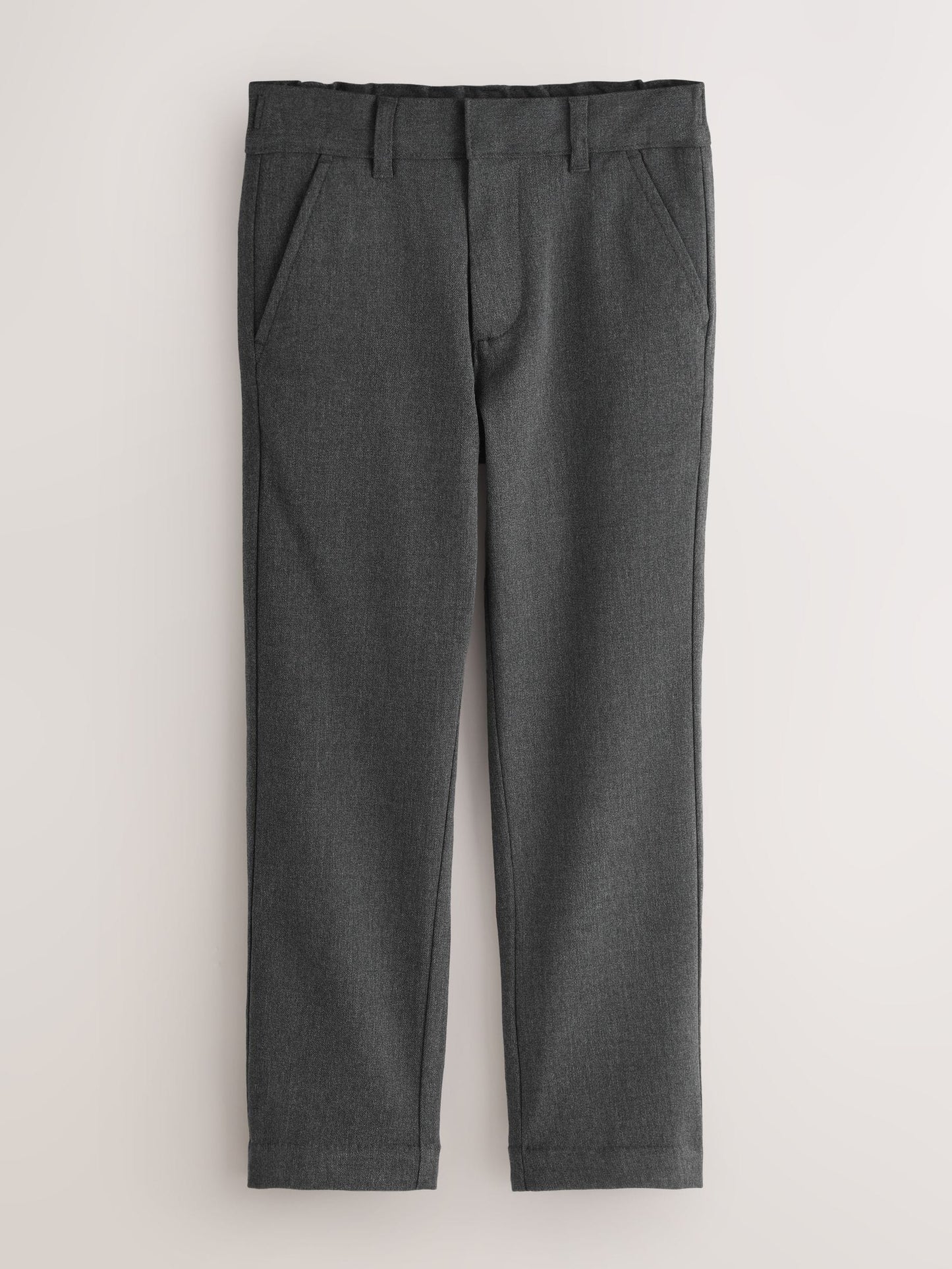 Dsiney Kidz - Clarks Grey Slim Waist Regular Length Fastening School 2 Pack Trousers image 2
