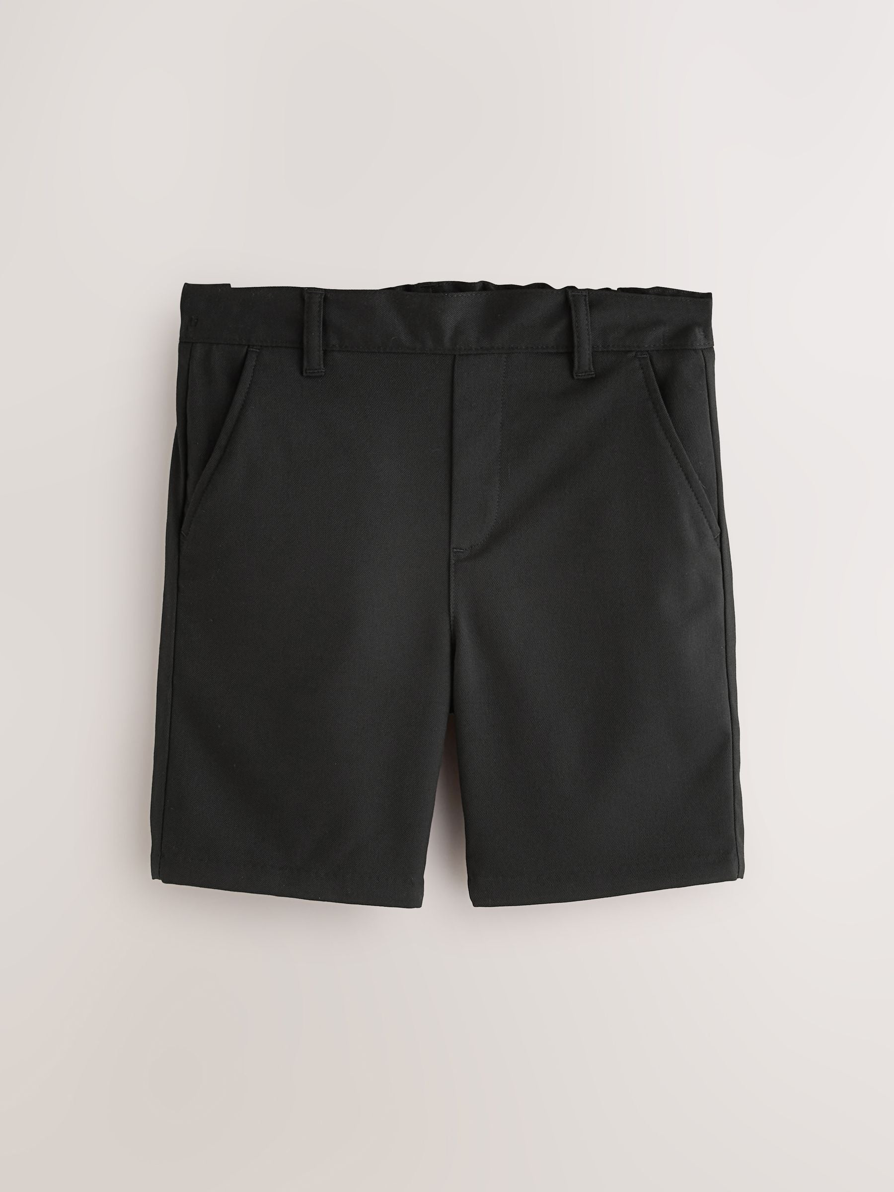 Dsiney Kidz - Clarks Black Pull On Waist Pull-On Regular School Shorts 3 Pack image 2