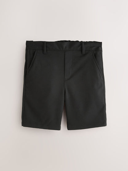 Dsiney Kidz - Clarks Black Pull On Waist Pull-On Regular School Shorts 3 Pack image 3