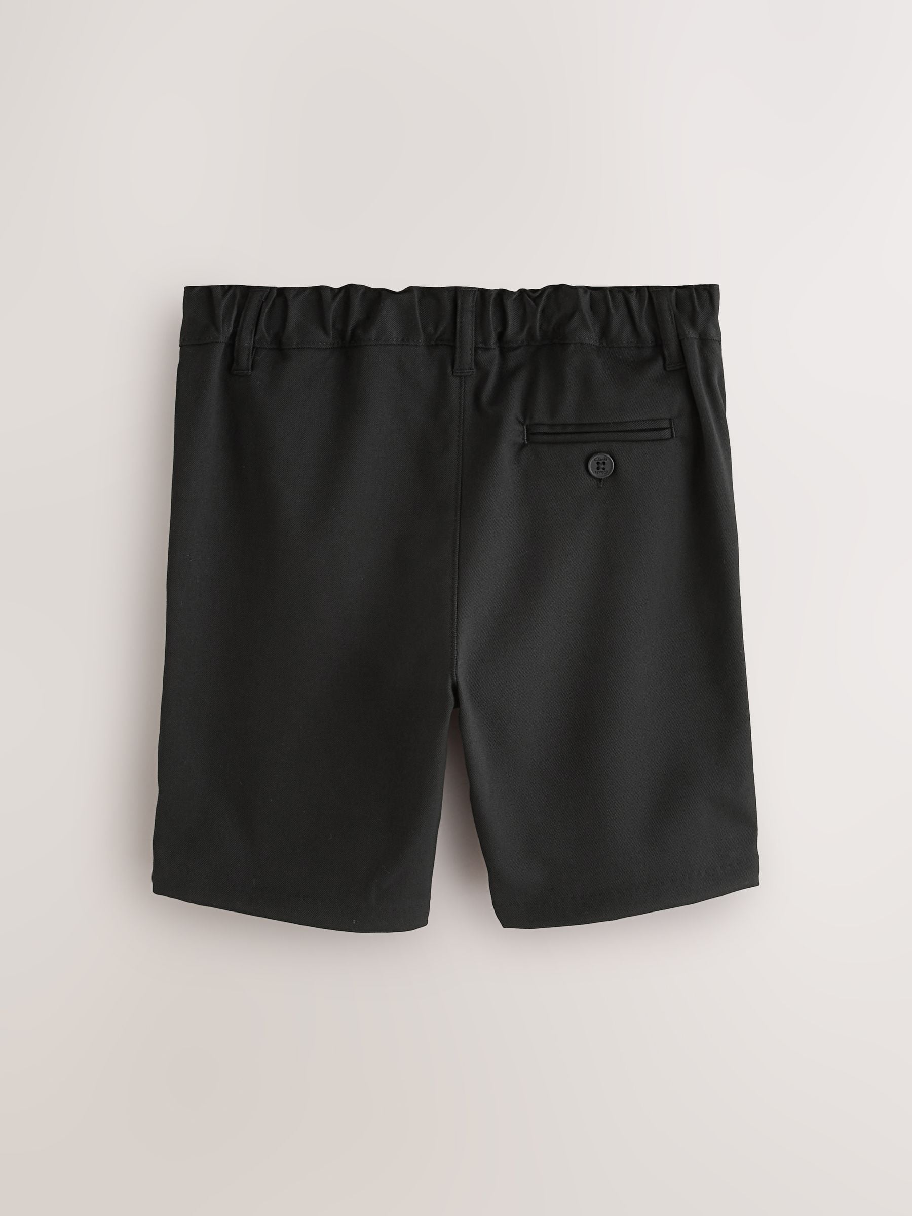 Dsiney Kidz - Clarks Black Pull On Waist Pull-On Regular School Shorts 3 Pack image 5