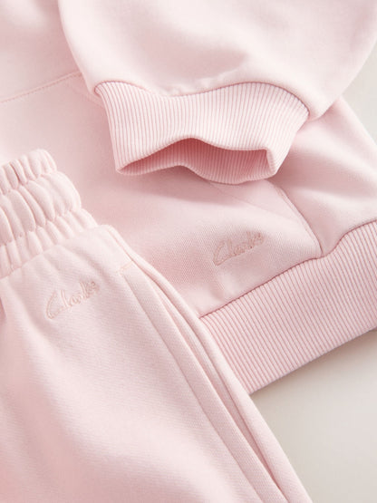 Dsiney Kidz - Clarks Pink Oversized Hoodie & Wide Leg Jogger Set image 11