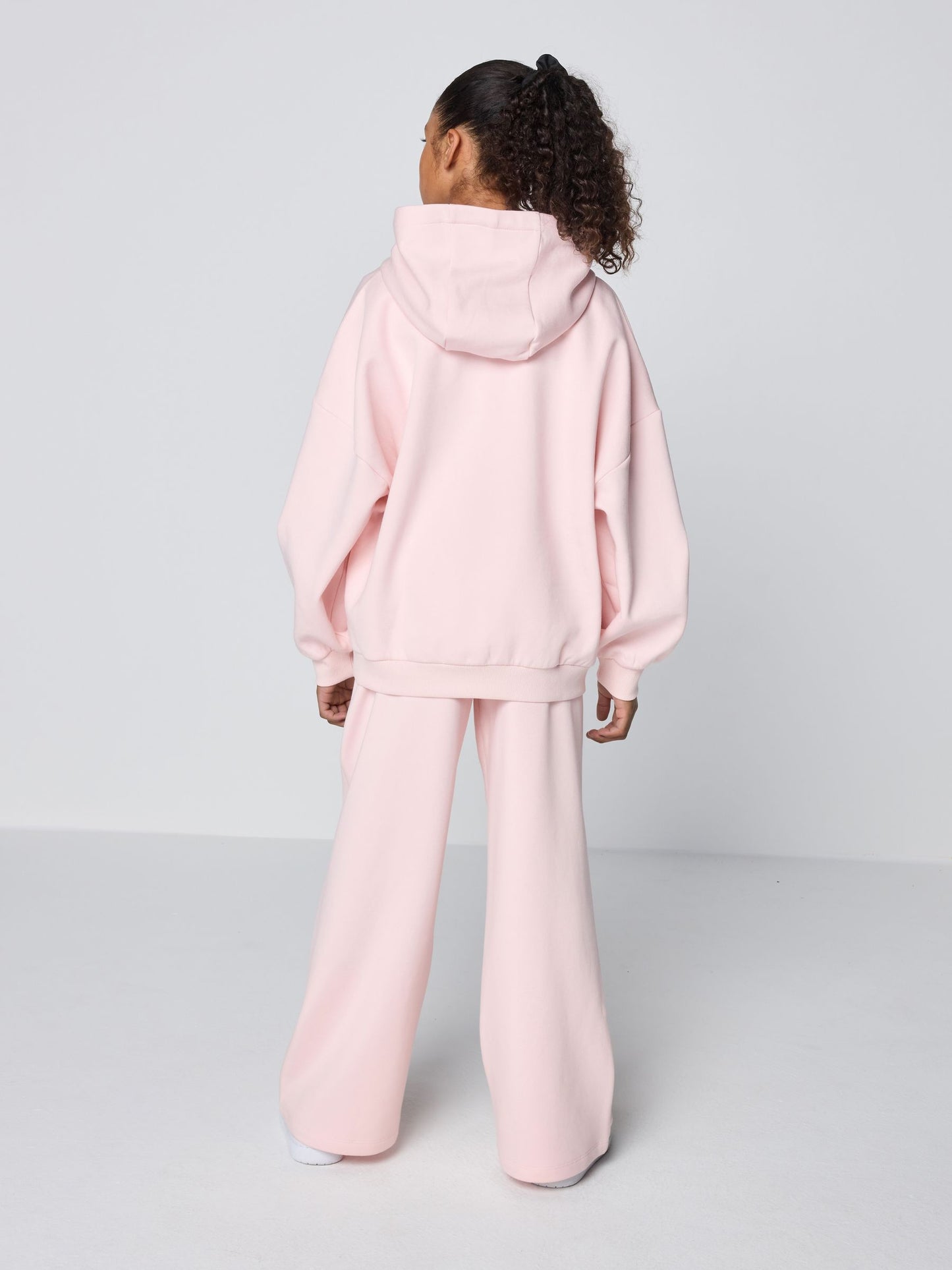 Dsiney Kidz - Clarks Pink Oversized Hoodie & Wide Leg Jogger Set image 2