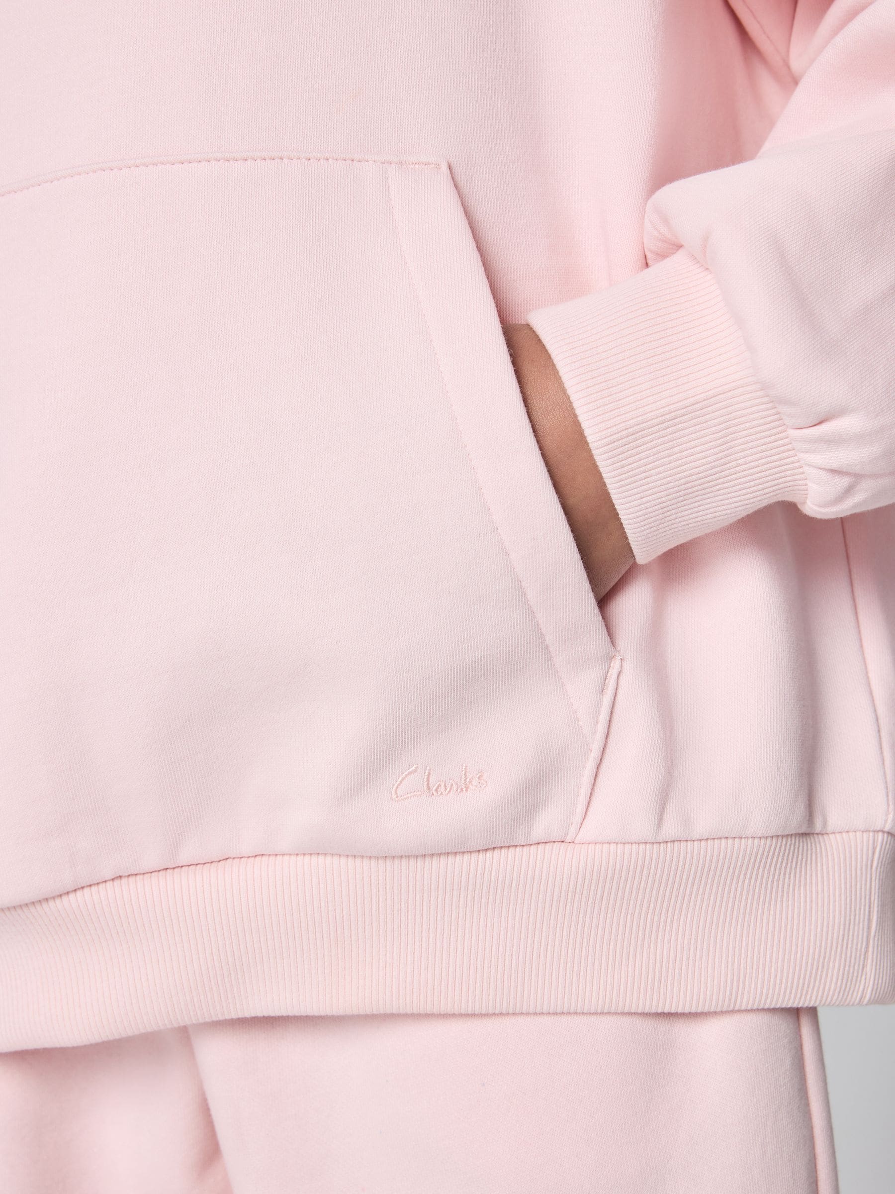 Dsiney Kidz - Clarks Pink Oversized Hoodie & Wide Leg Jogger Set image 3