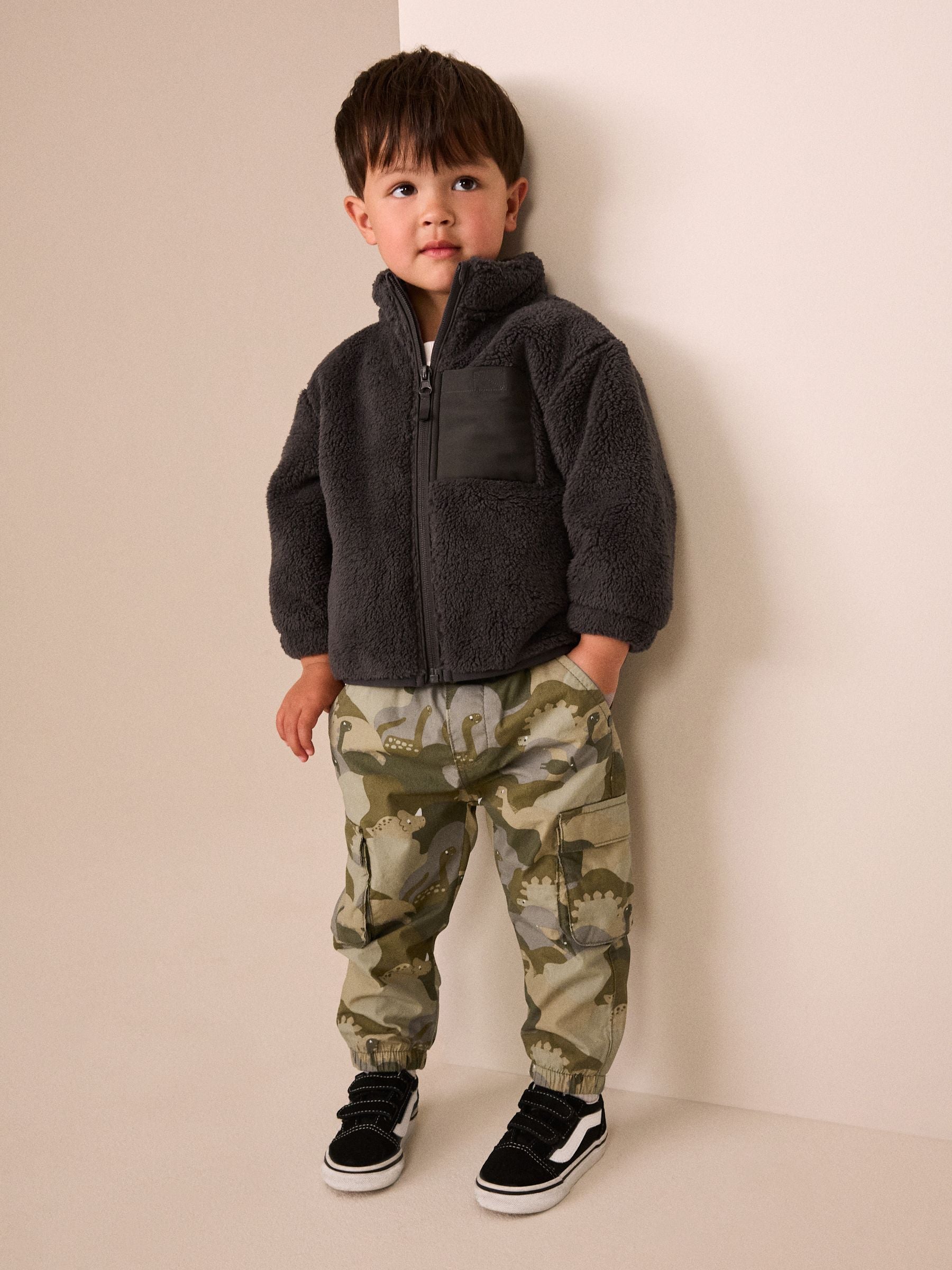 Dsiney Kidz - Camouflage Lined Cargo Trousers (3mths-7yrs) image 1