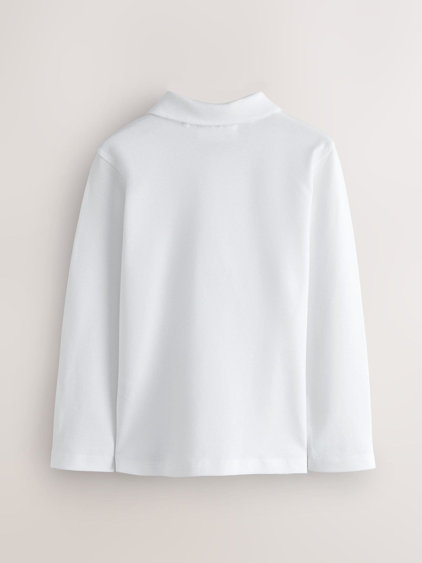 Dsiney Kidz - White Clarks Long Sleeve School Polo Shirts 3 Pack image 3