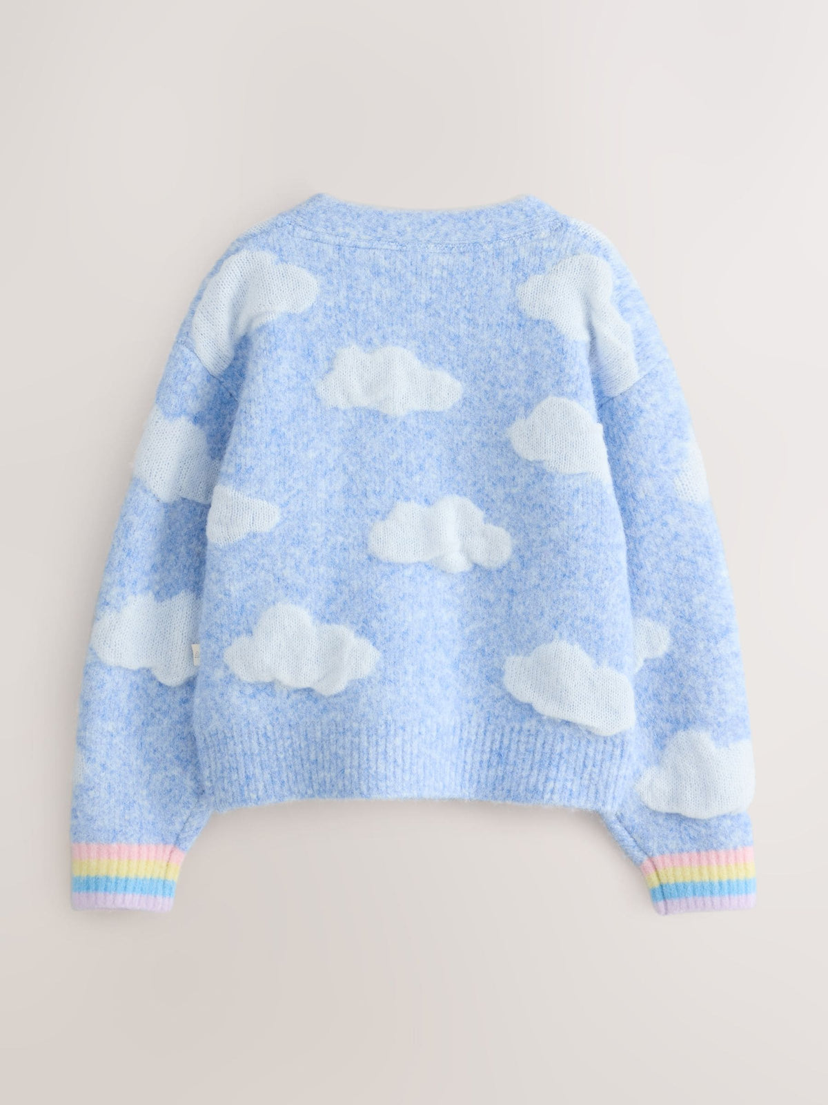 Dsiney Kidz - Little Bird by Jools Oliver Blue Bubble Cloud Button Through Knitted Cardigan image 9