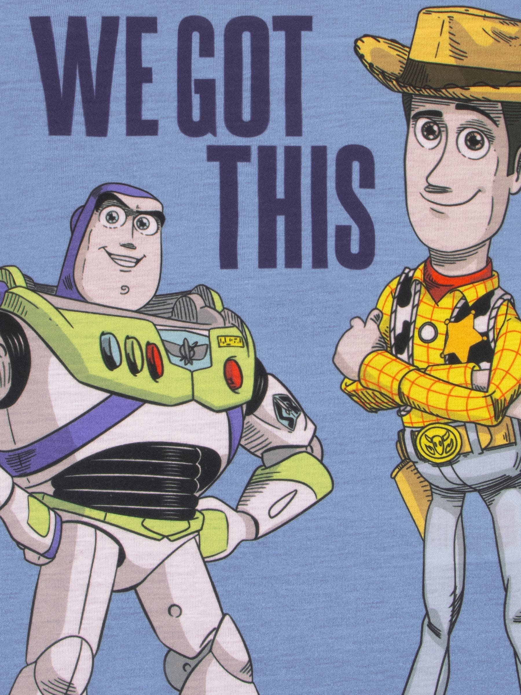 Dsiney Kidz - Character Blue Toy Story Buzz Lightyear And Woody Long Sleeve Pyjamas image 3