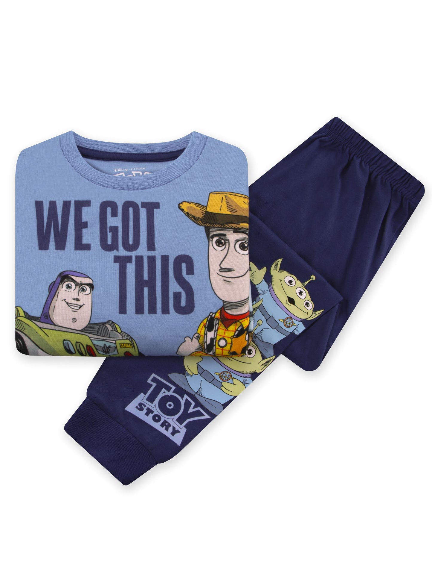 Dsiney Kidz - Character Blue Toy Story Buzz Lightyear And Woody Long Sleeve Pyjamas image 6