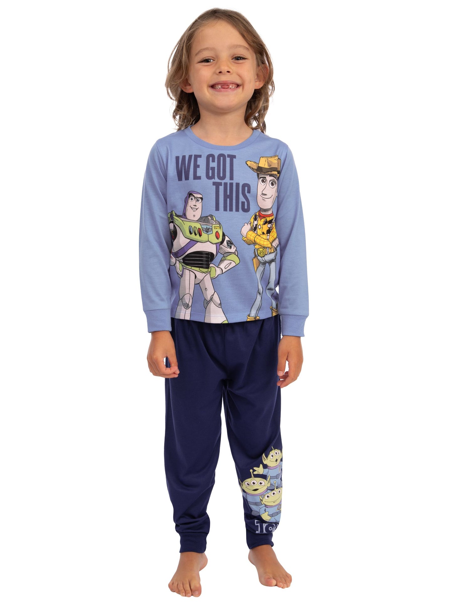 Dsiney Kidz - Character Blue Toy Story Buzz Lightyear And Woody Long Sleeve Pyjamas image 7