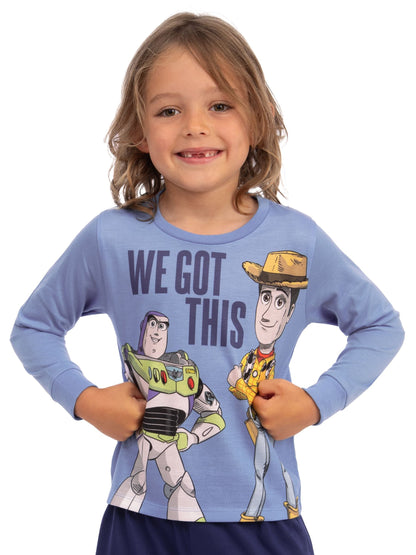 Dsiney Kidz - Character Blue Toy Story Buzz Lightyear And Woody Long Sleeve Pyjamas image 8