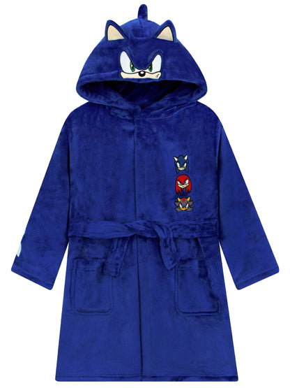 Dsiney Kidz - Character Blue Sonic The Hedgehog Boys Dressing Gown image 1