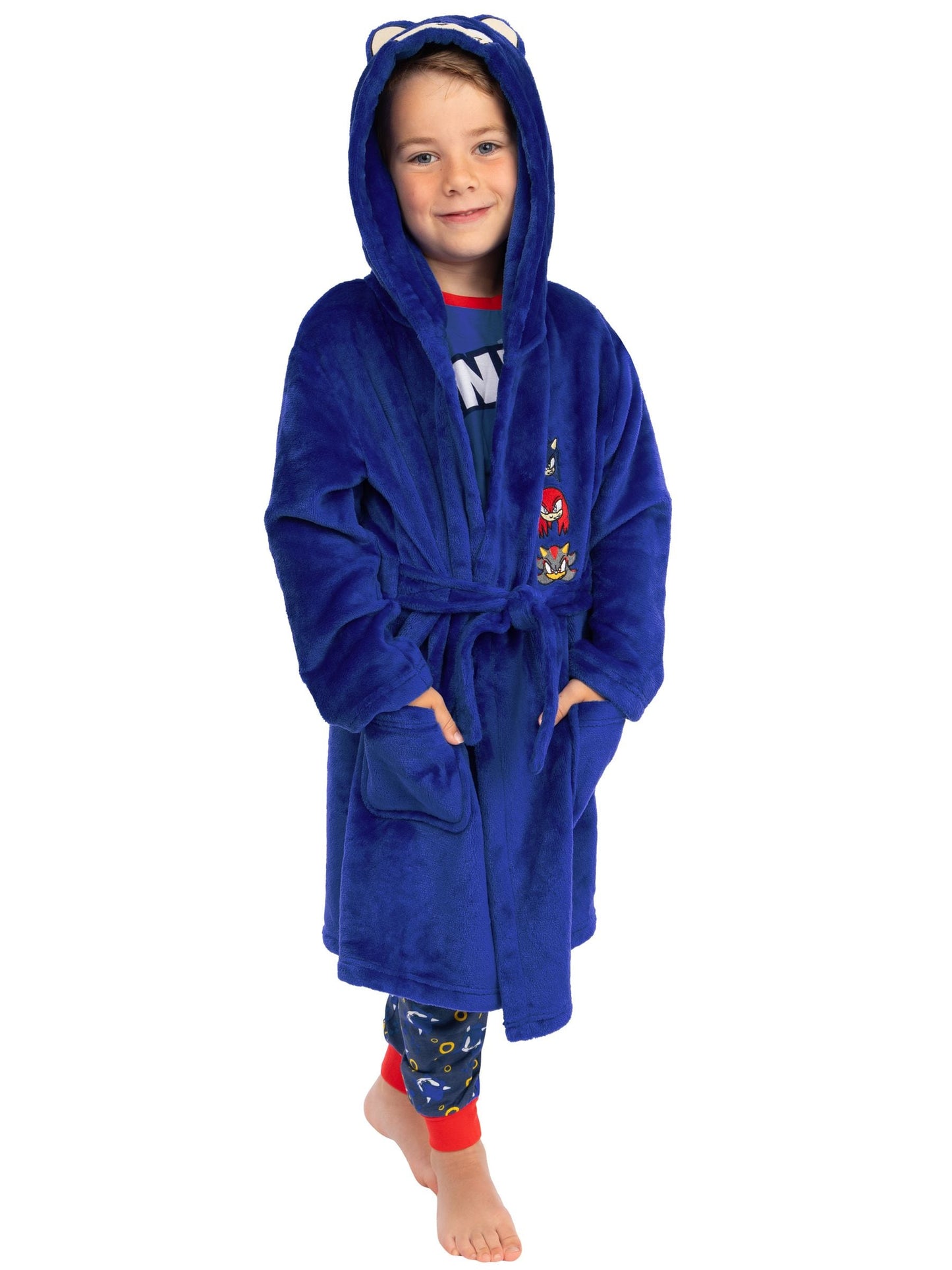 Dsiney Kidz - Character Blue Sonic The Hedgehog Boys Dressing Gown image 5