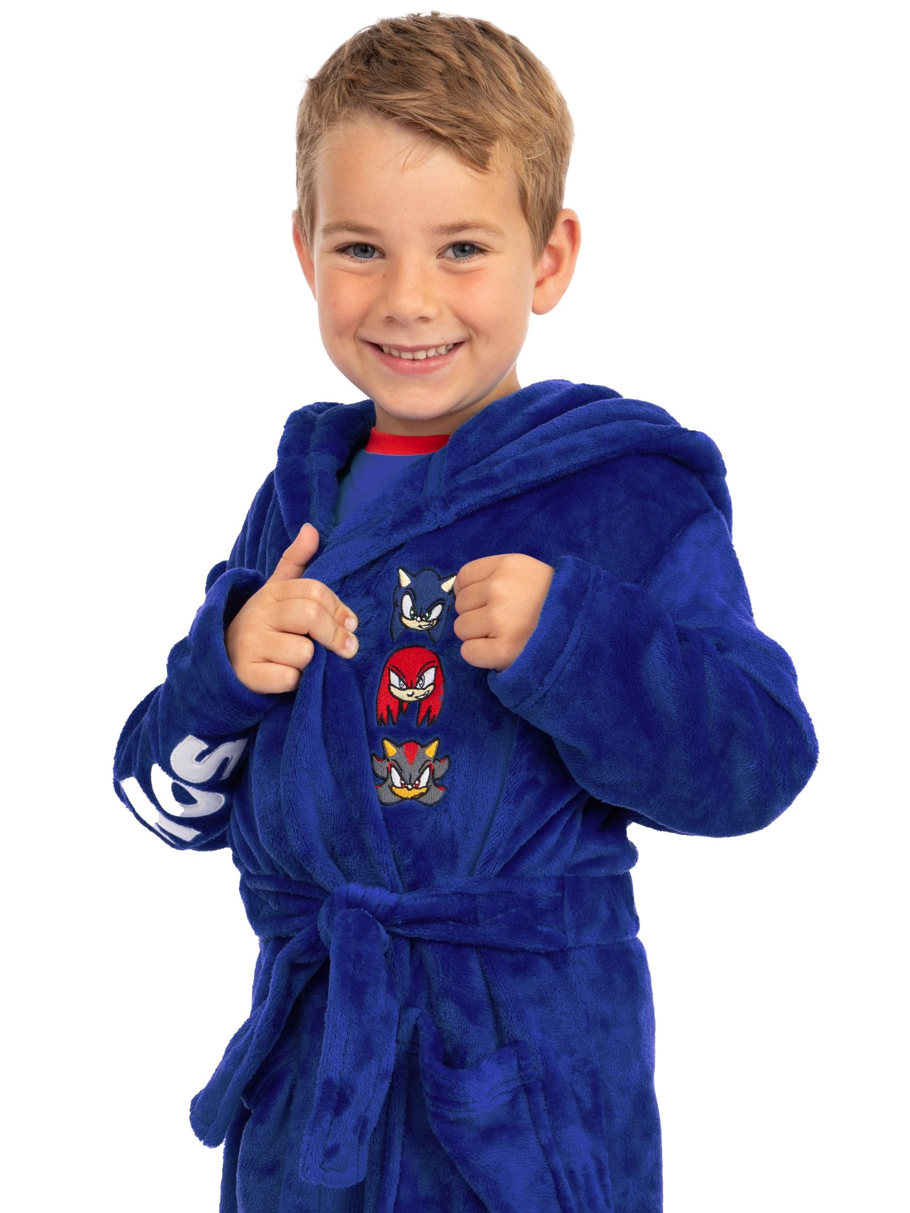 Dsiney Kidz - Character Blue Sonic The Hedgehog Boys Dressing Gown image 7