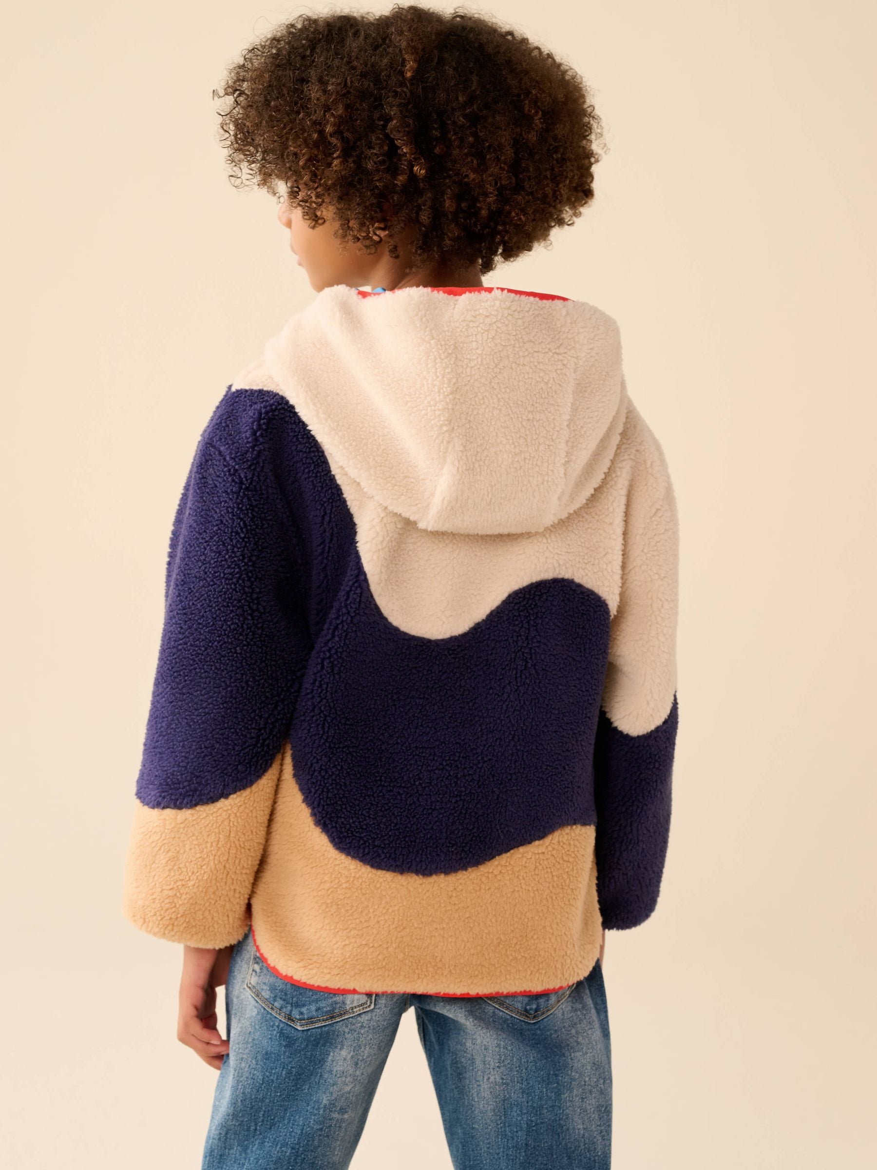 Dsiney Kidz - Little Bird by Jools Oliver Colour Block Wave Borg Fleece image 4