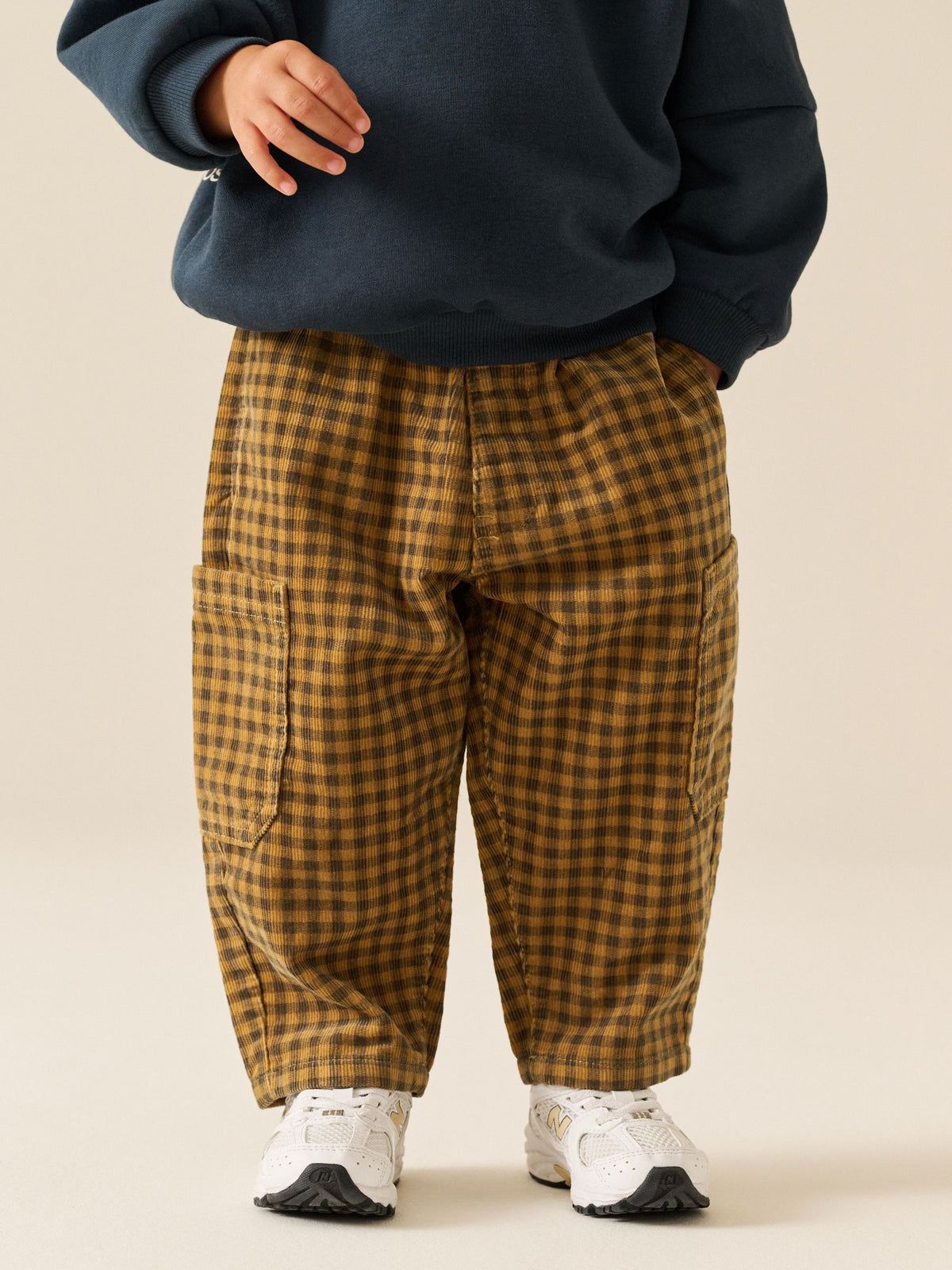 Dsiney Kidz - Ochre Yellow Pull On Wide Barrel Trousers (3mths-7yrs) image 1