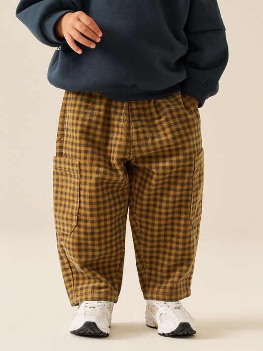 Dsiney Kidz - Ochre Yellow Pull On Wide Barrel Trousers (3mths-7yrs) image 1