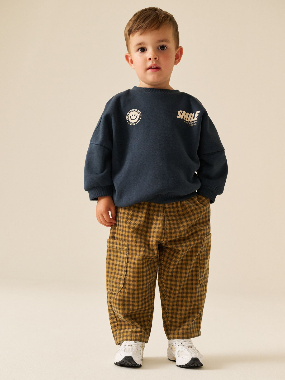 Dsiney Kidz - Ochre Yellow Pull On Wide Barrel Trousers (3mths-7yrs) image 2