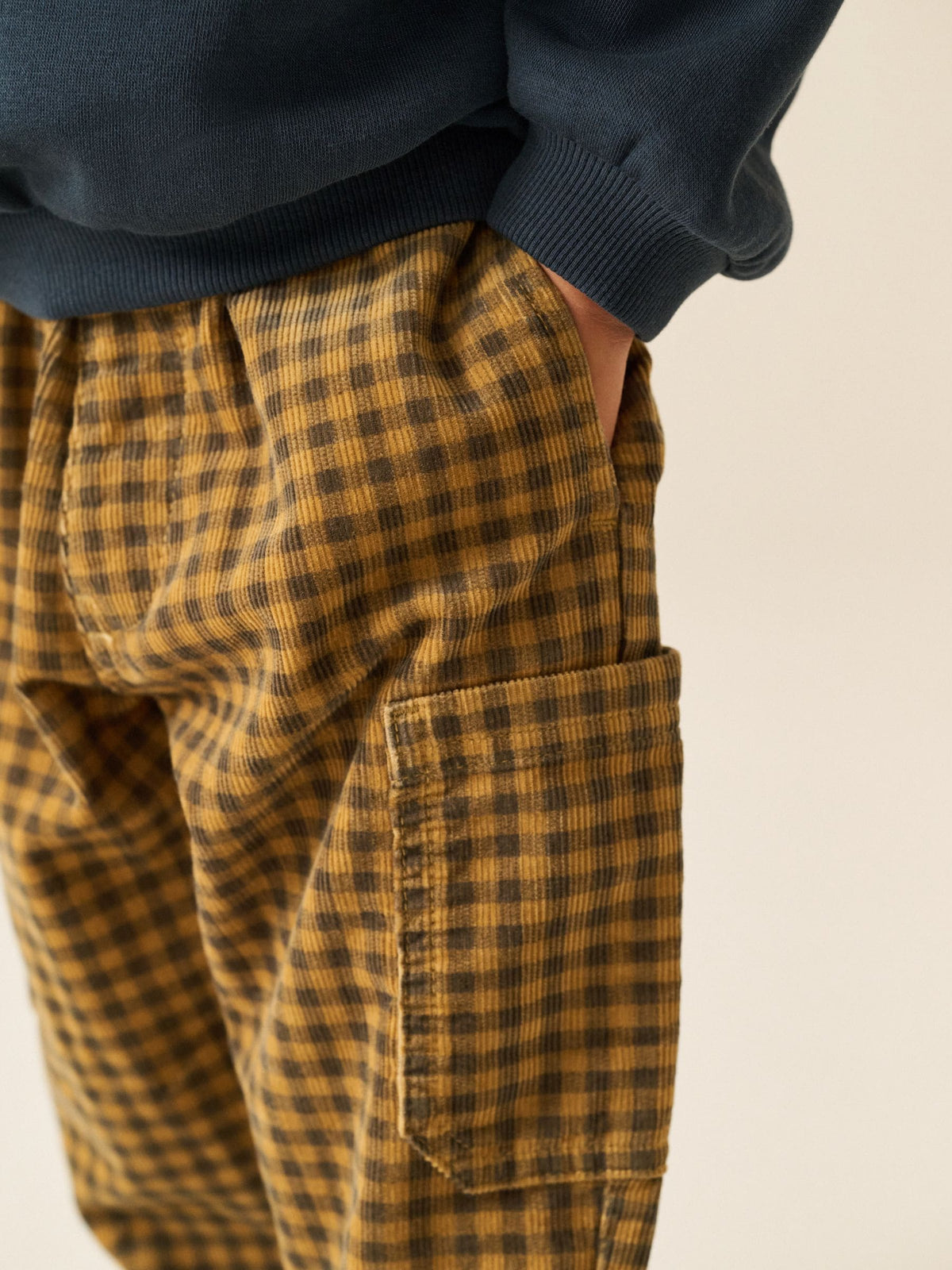 Dsiney Kidz - Ochre Yellow Pull On Wide Barrel Trousers (3mths-7yrs) image 4