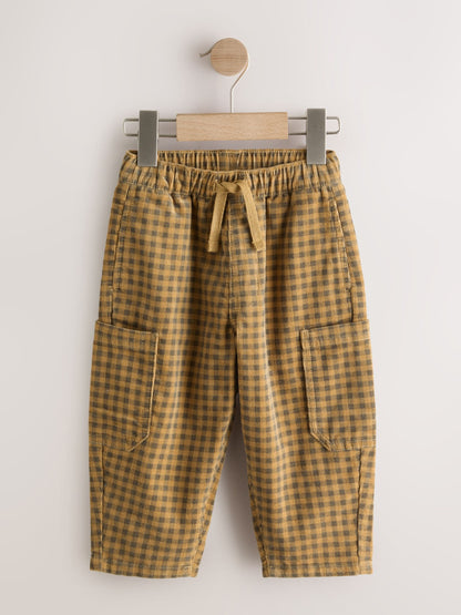 Dsiney Kidz - Ochre Yellow Pull On Wide Barrel Trousers (3mths-7yrs) image 5