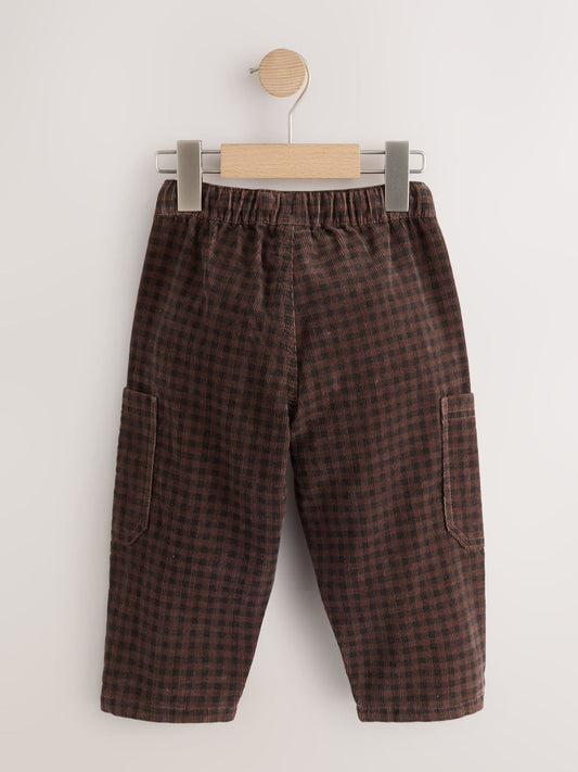 Dsiney Kidz - Brown Pull On Wide Barrel Trousers (3mths-7yrs) image 2