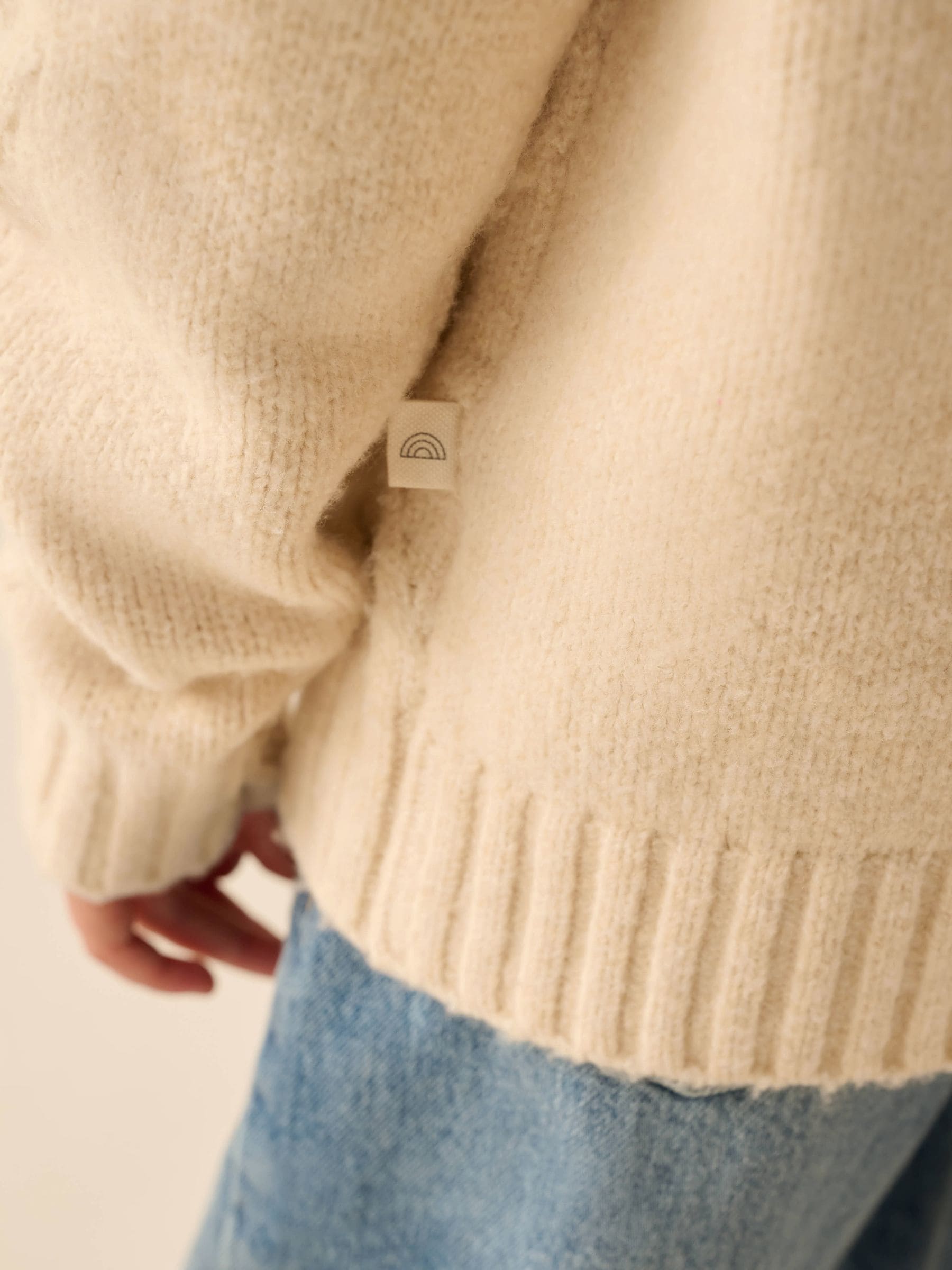 Dsiney Kidz - Little Bird by Jools Oliver Cream & Rainbow Floral Cable Cardigan image 6