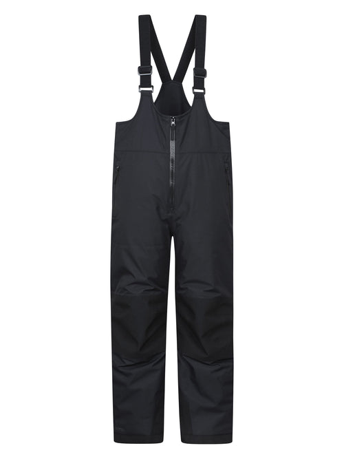 Mountain Warehouse Black Falcon Extreme Waterproof Snow Bibfront Trousers image 1
