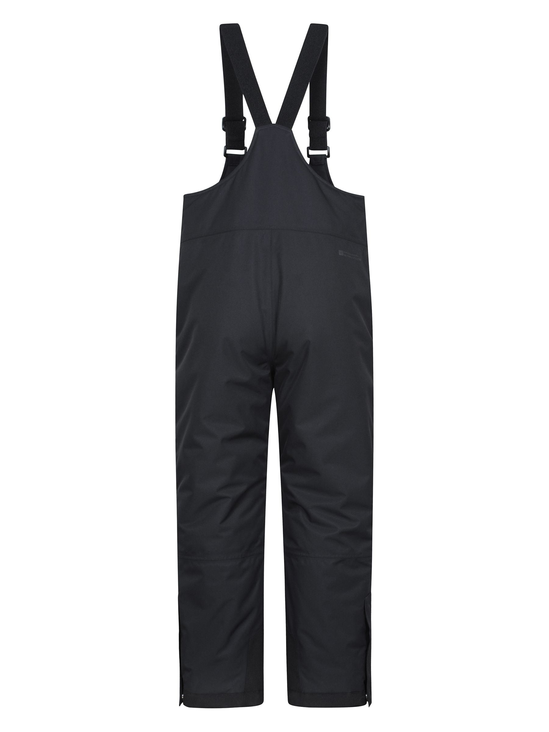 Mountain Warehouse Black Falcon Extreme Waterproof Snow Bibfront Trousers image 2