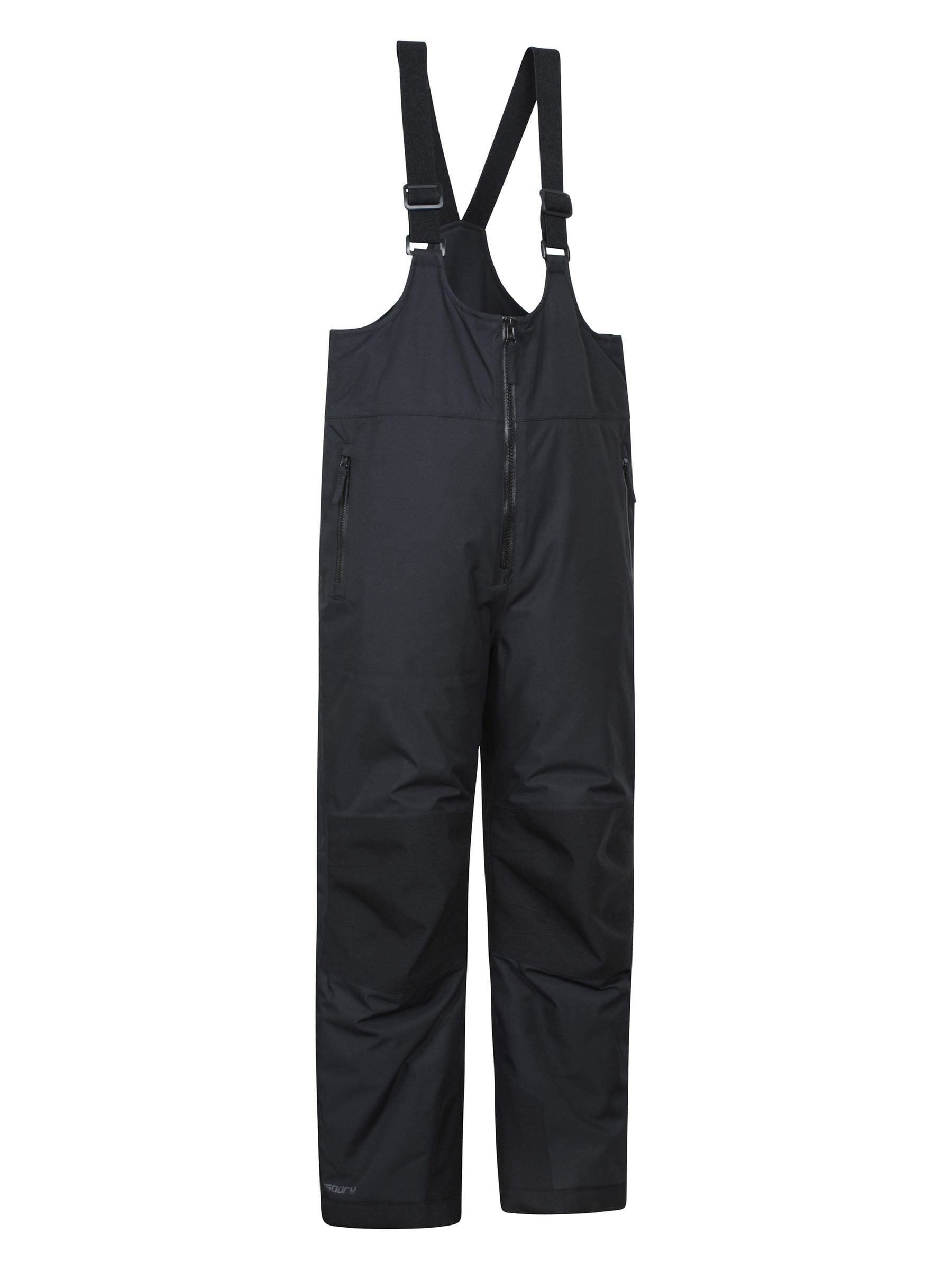 Mountain Warehouse Black Falcon Extreme Waterproof Snow Bibfront Trousers image 3