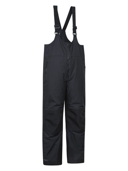 Mountain Warehouse Black Falcon Extreme Waterproof Snow Bibfront Trousers image 3