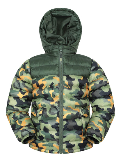 Dsiney Kidz - Mountain Warehouse Green Seasons  Printed Water-Resistant Padded Jacket image 1