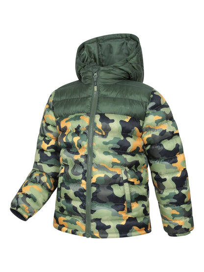 Dsiney Kidz - Mountain Warehouse Green Seasons  Printed Water-Resistant Padded Jacket image 4