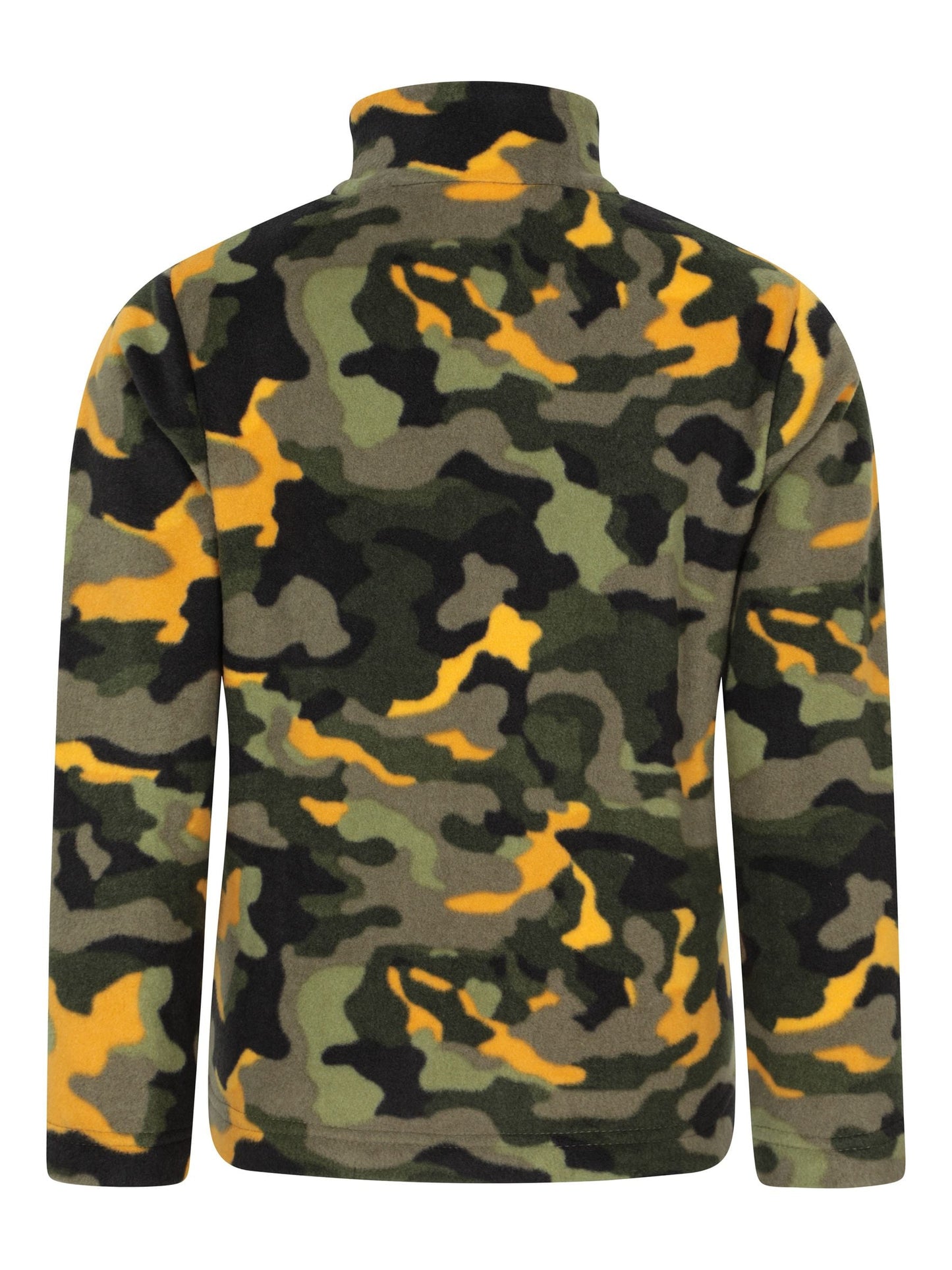Dsiney Kidz - Mountain Warehouse Khaki Green Pursuit Printed Kids Half-Zip Fleece image 3