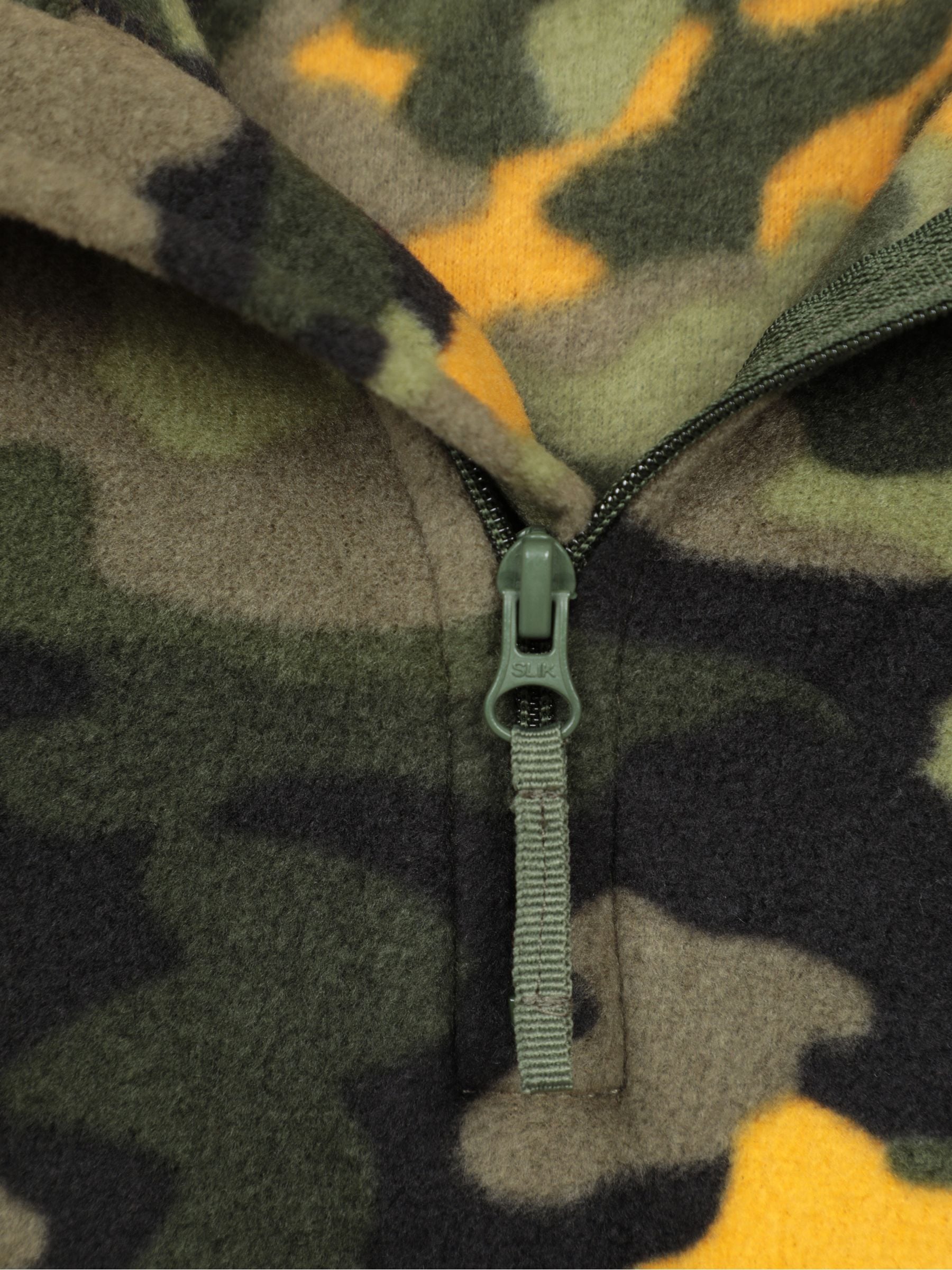 Dsiney Kidz - Mountain Warehouse Khaki Green Pursuit Printed Kids Half-Zip Fleece image 5