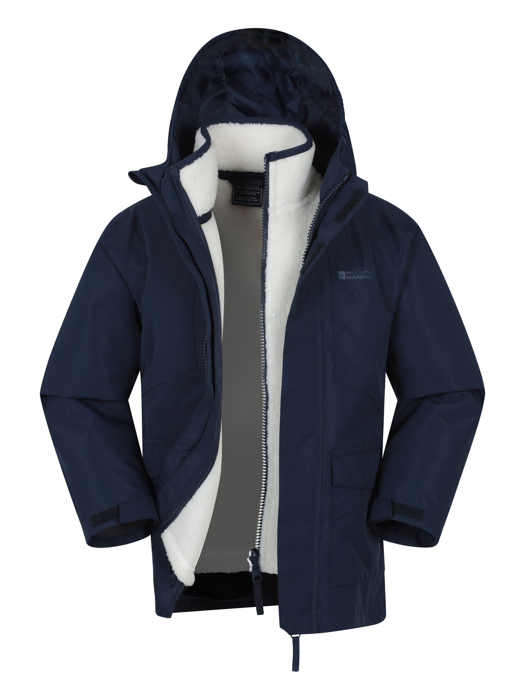 Dsiney Kidz - Mountain Warehouse Blue Creek Waterproof 3-in-1 Jacket image 1
