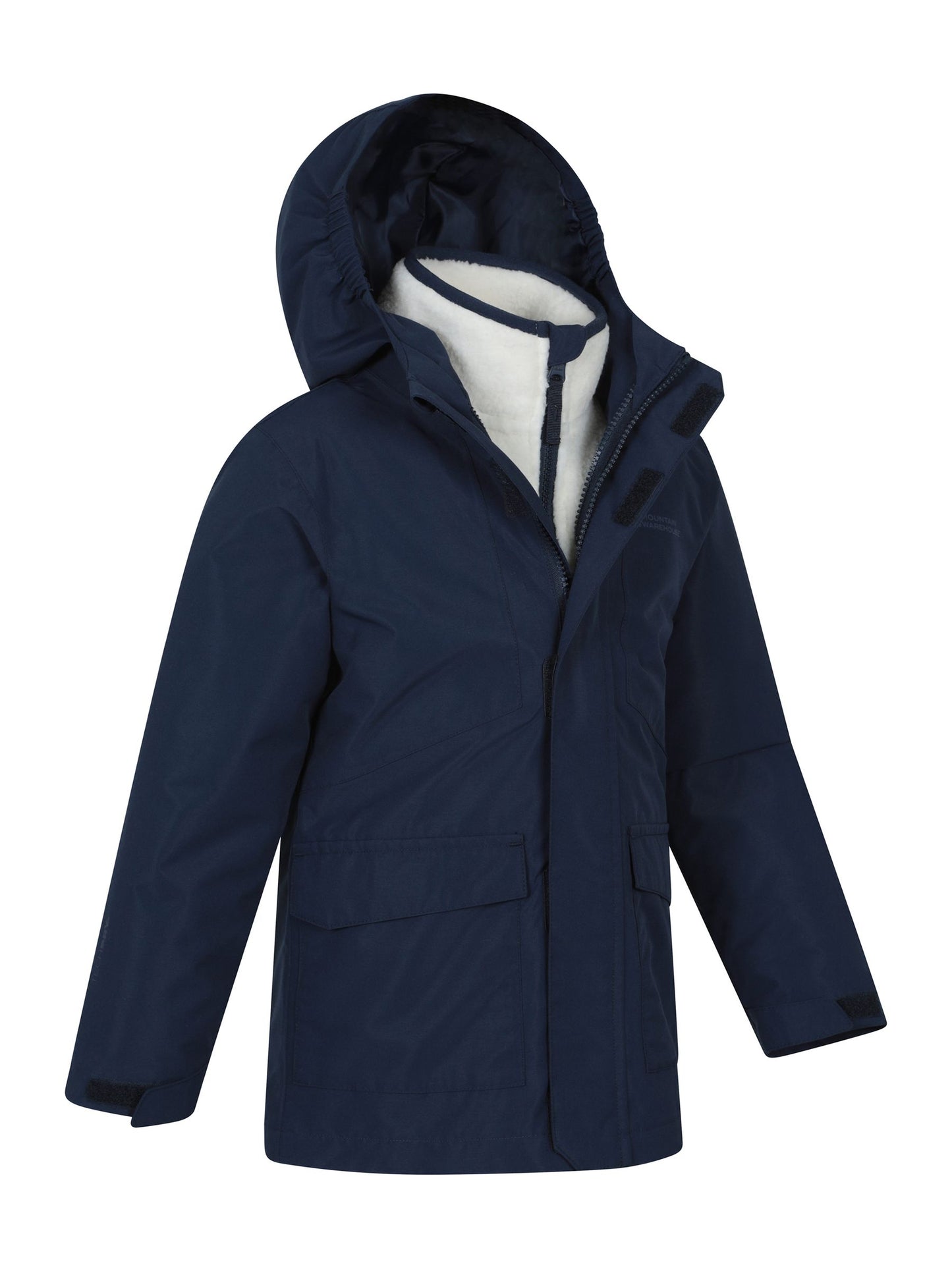Dsiney Kidz - Mountain Warehouse Blue Creek Waterproof 3-in-1 Jacket image 2
