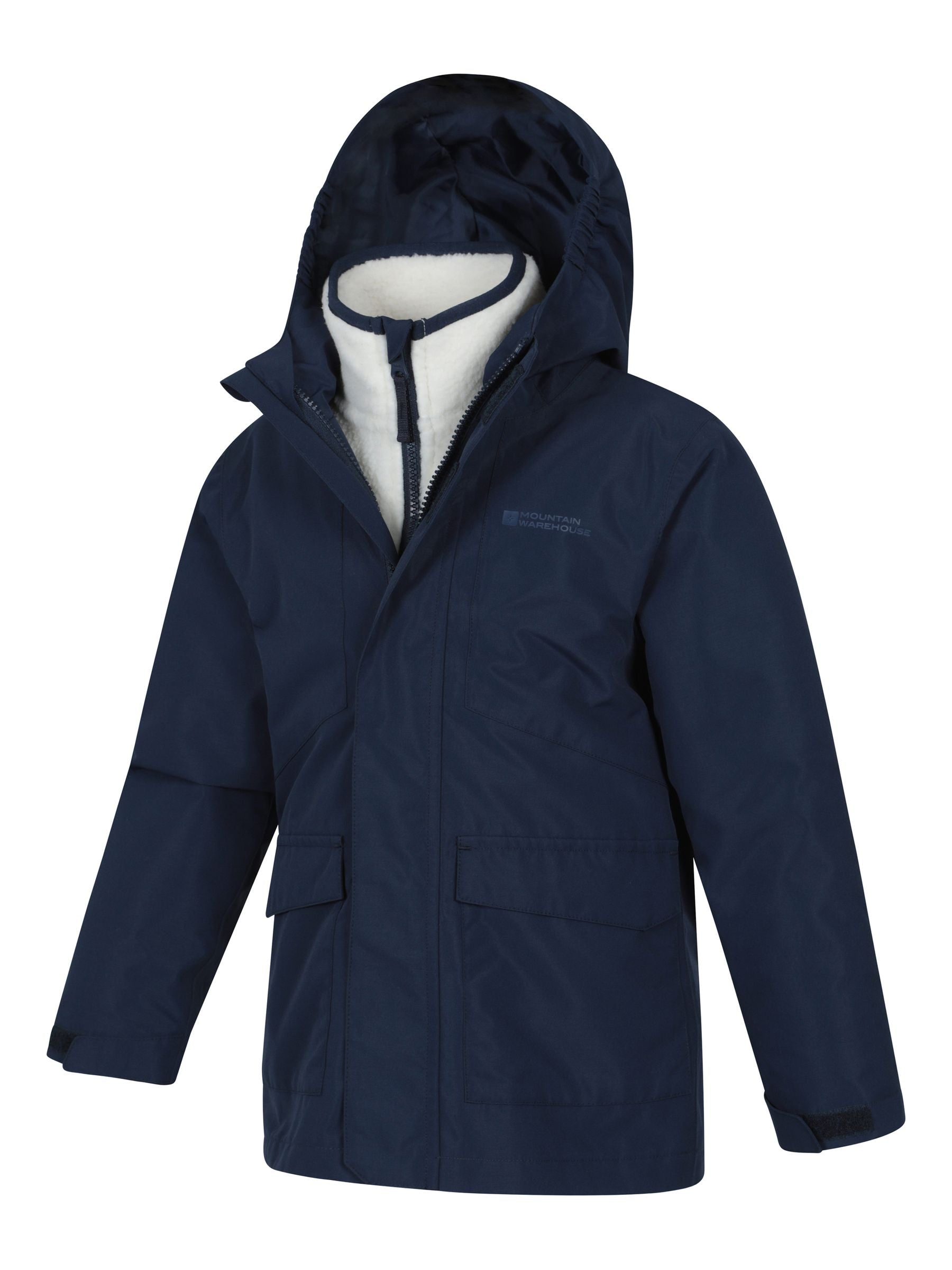 Dsiney Kidz - Mountain Warehouse Blue Creek Waterproof 3-in-1 Jacket image 4