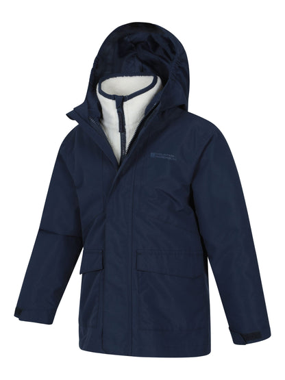 Dsiney Kidz - Mountain Warehouse Blue Creek Waterproof 3-in-1 Jacket image 4