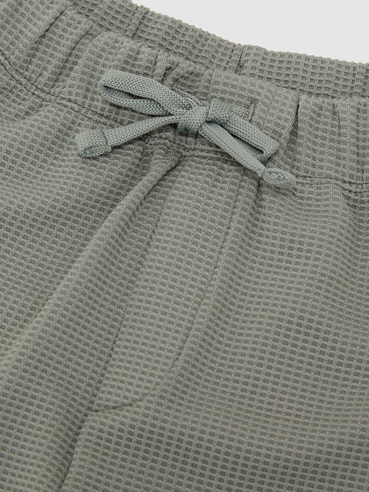 Reiss Sage Tavola 9-13 yrs Waffle Drawstring Shorts image 1