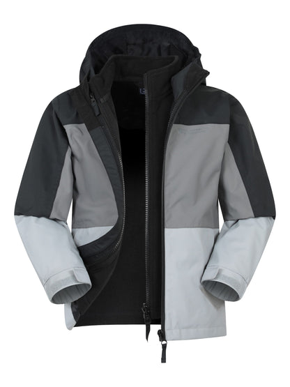 Dsiney Kidz - Mountain Warehouse Black Cannonball II  3 in 1 Waterproof Jacket image 1
